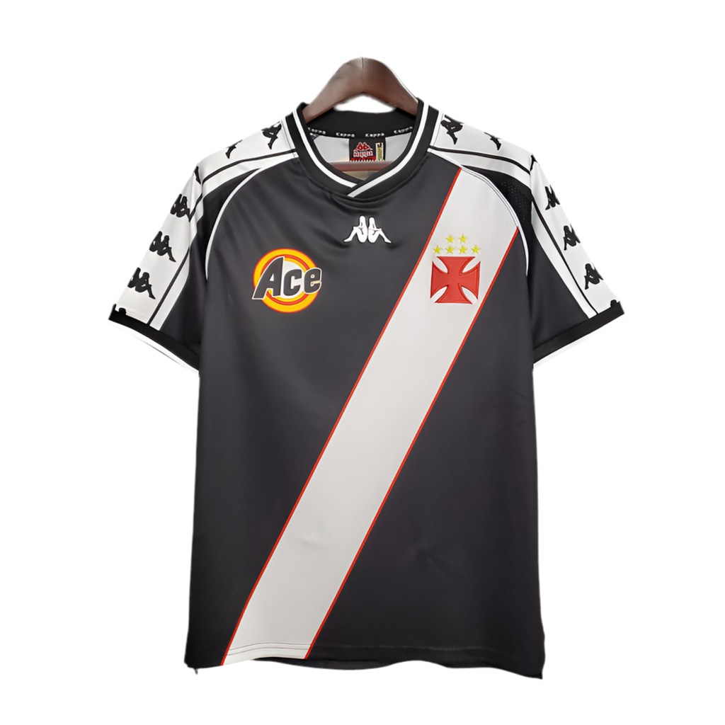Camisa Vasco Retrô 2000- Preto