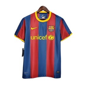 Camisa Barcelona Retrô 2010/2011 -  Azul e Grená