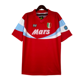 Camisa Napoli Retrô 1990/1991 - Vermelho