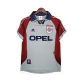 Camisa Bayern de Munique Retrô 1998/1999 -  Vermelha e Cinza