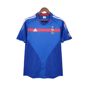 Camisa França Retrô 2004 Azul -