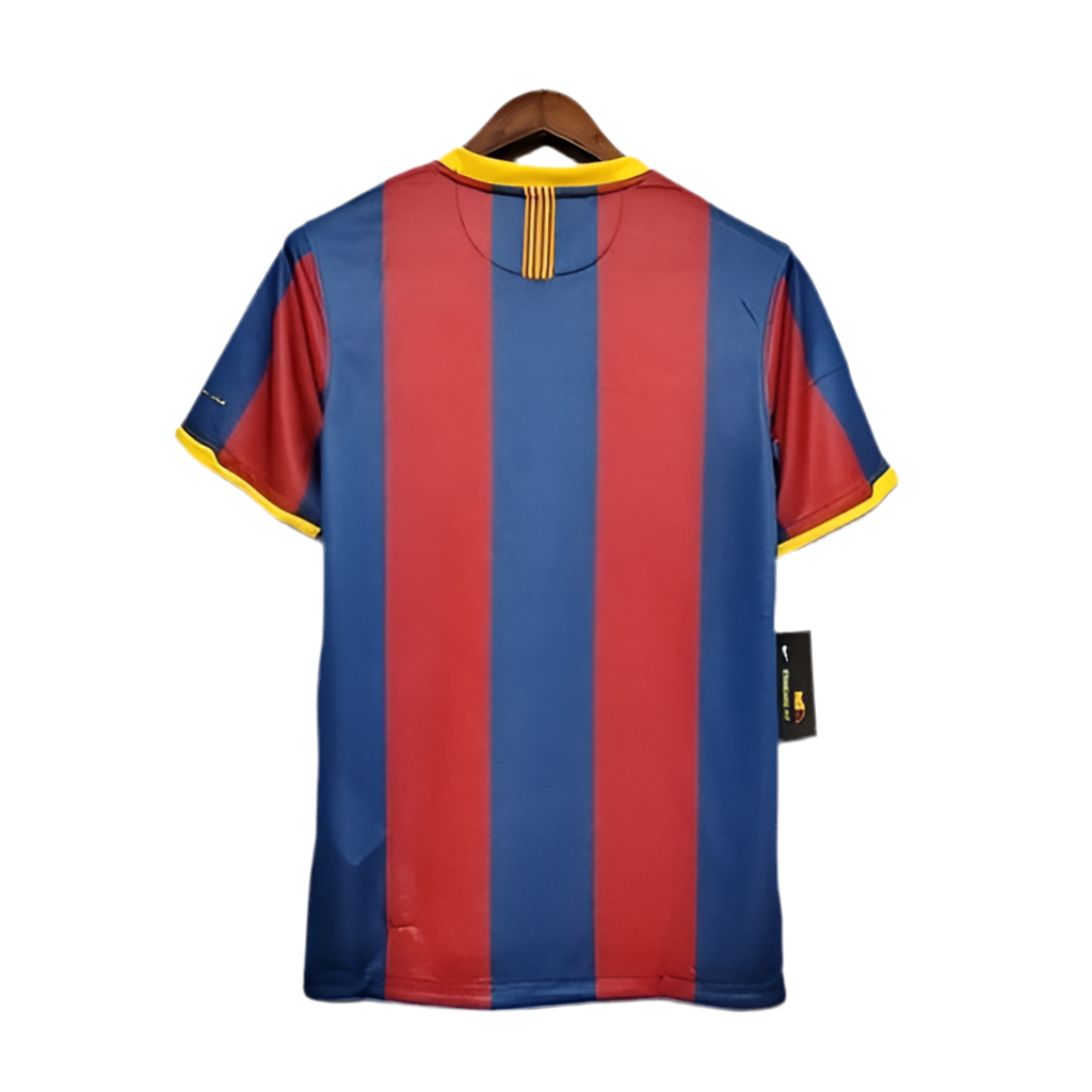 Camisa Barcelona Retrô 2010/2011 -  Azul e Grená