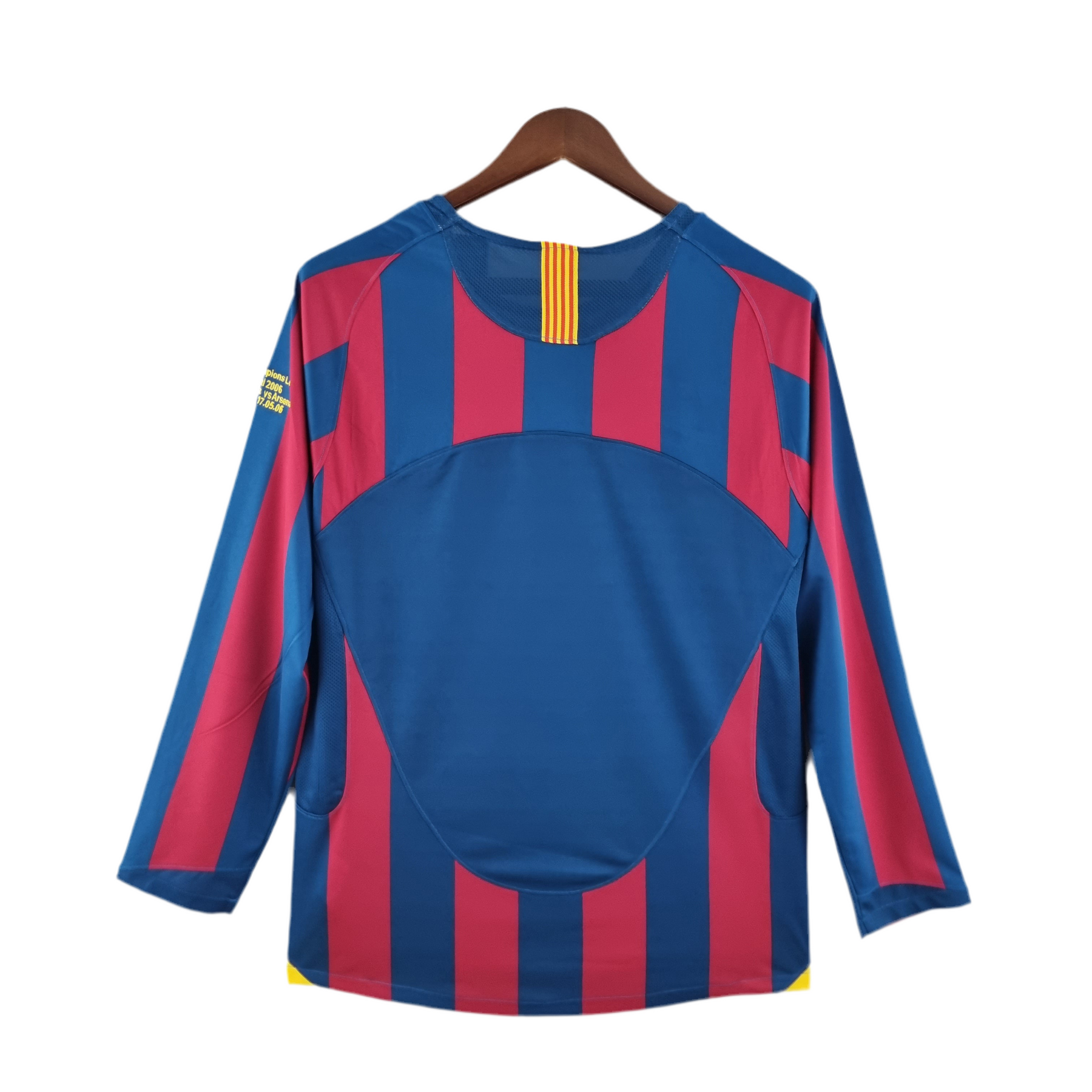 Camisa Manga Longa Barcelona 05/06 - Grená