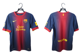 Camisa Barcelona Retrô 2012/2013 - Azul e Grená