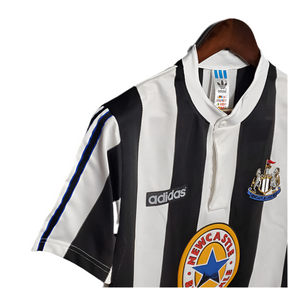Camisa Newcastle Retrô 1995/1997 - Preta e Branca