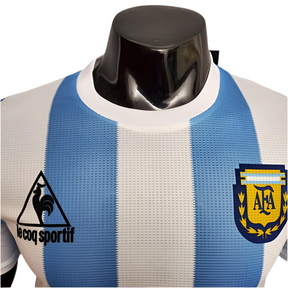 Camisa Argentina Retrô 1986 - Azul e Branca