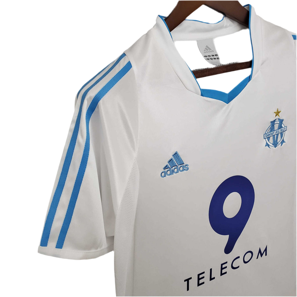 Camisa Marseille Retrô 2002/2003 Branca -