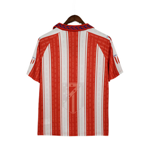 Camisa Atlético de Madrid Retrô 1995/1996 - Branca e Vermelha