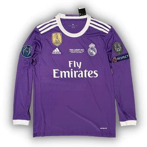 Camisa Manga longa Real Madrid com 6 Patches - Ronaldo #7