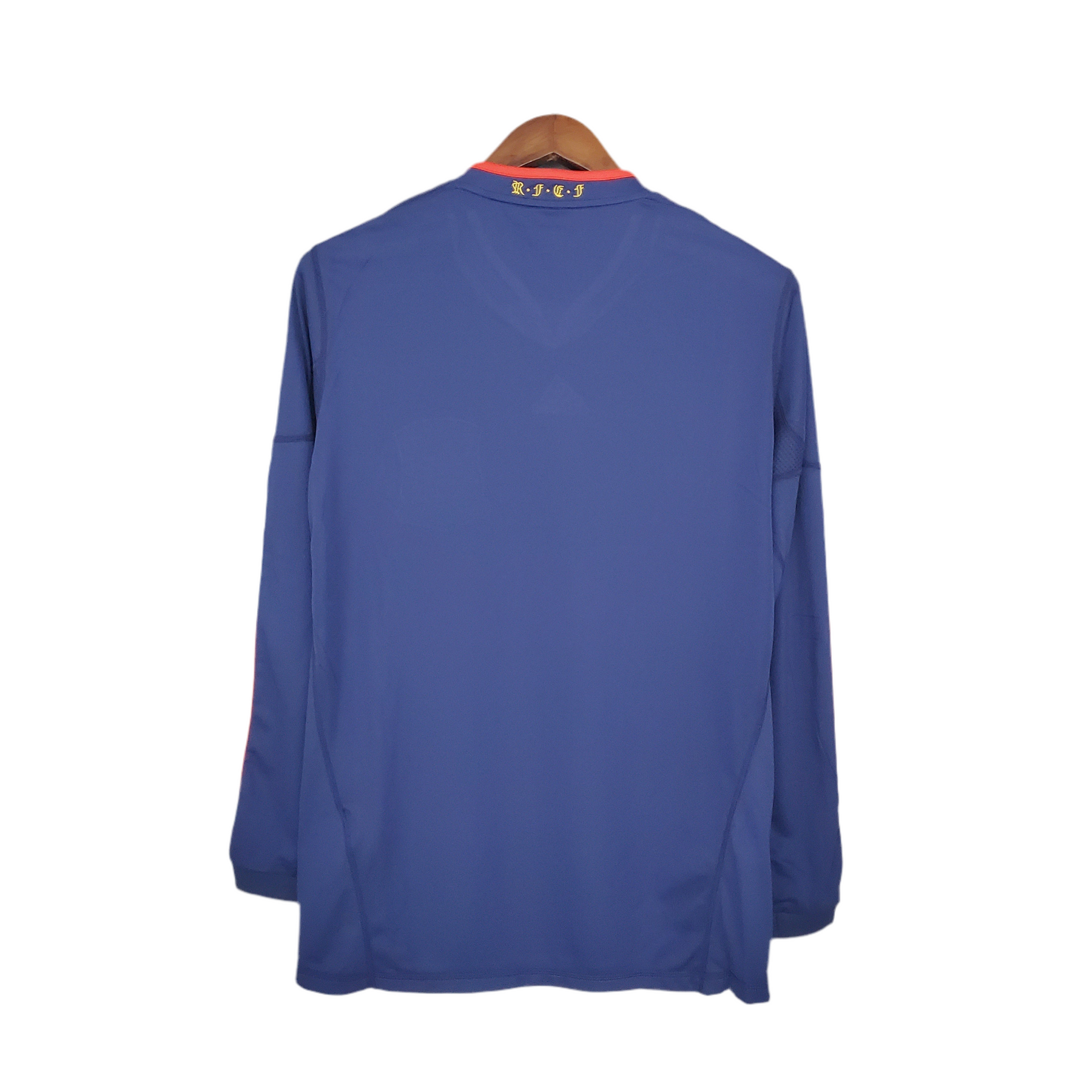 Camisa Manga Longa Seleção Espanha II 2010 - Azul