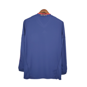 Camisa Manga Longa Seleção Espanha II 2010 - Azul