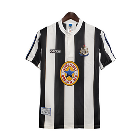Camisa Newcastle Retrô 1995/1997 - Preta e Branca