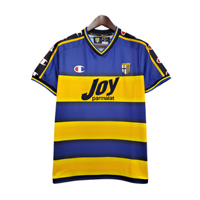 Camisa Parma Retrô 2001/2002 Azul e Amarela - Champion