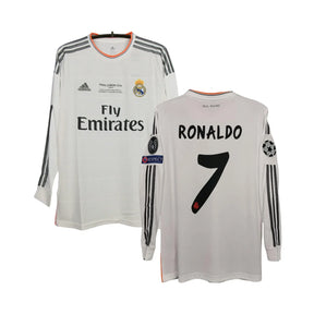 Camisa Manga Longa Real Madrid 13/14 - Final da Liga dos Campeões - Ronaldo #7