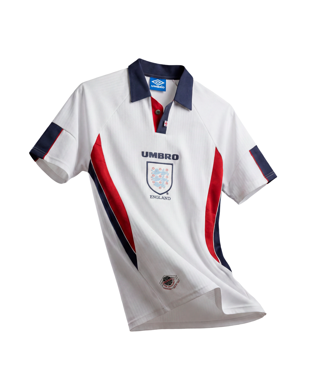 Camisa Seleção Inglaterra Retro 1998 Branca