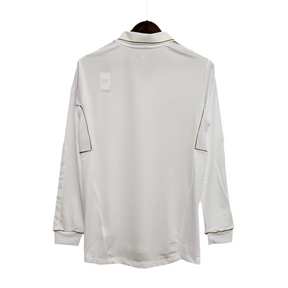 Camisa Manga Longa Real Madrid 11/12 - Branco