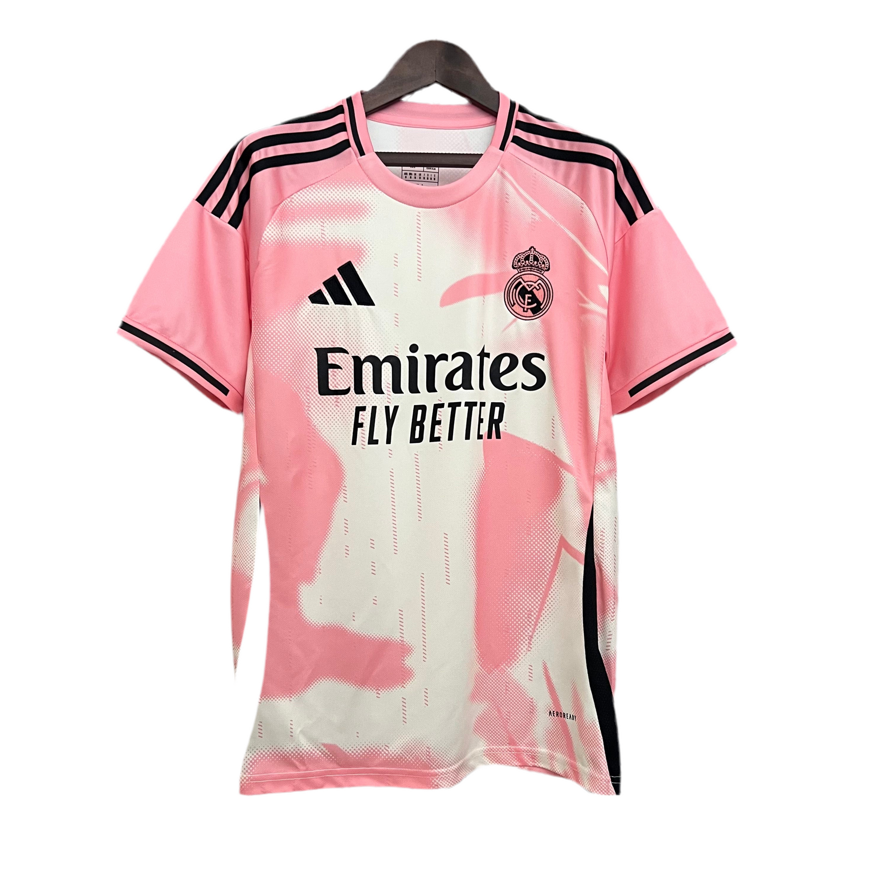 Camisa Real Madrid Retrô I 14/15 - Rosa