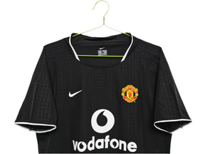 Camisa Manchester United  Retrô 03/04 - Preta