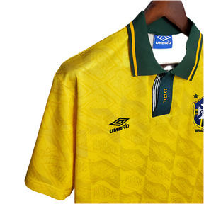 Camisa Seleção Brasileira Retrô 1991/1993 Amarela -