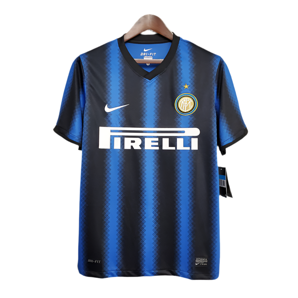 Camisa Inter de Milão Retrô 2010/2011 - Azul e Preta