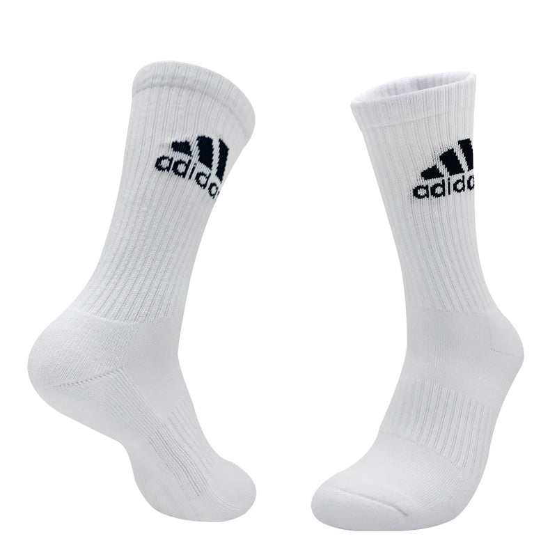 Kit 3 Pares Meia Adidas Cano Médio
