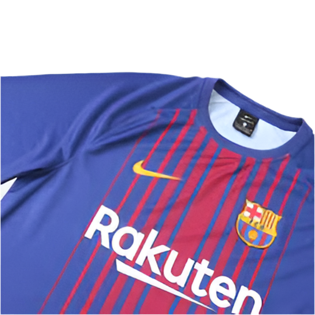 Camisa Barcelona Retrô I 17/18 - Azul e Grená
