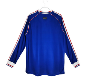 Camisa Manga Longa Seleção França 1998 - Azul