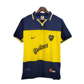 Camisa Boca Juniors Retrô 1999 Azul e Amarela -