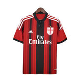 Camisa AC Milan Retrô 2014/2015 - Vermelha e Preta