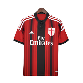 Camisa AC Milan Retrô 2014/2015 - Vermelha e Preta
