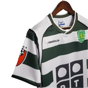 Camisa Retro Sporting I 2002/2003 - Verde e Branco
