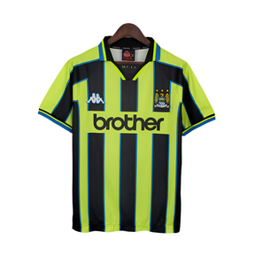 Camisa Manchester City Retrô 1998/1999  - Amarela e Preta