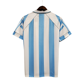 Camisa Seleção Argentina Retrô 1997-1998 Azul e Branca -
