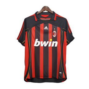 Camisa AC Milan Retrô 2006/2007 - Vermelha e Preta
