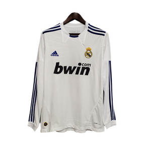 Camisa Manga Longa Real Madrid 10/11 - Branco