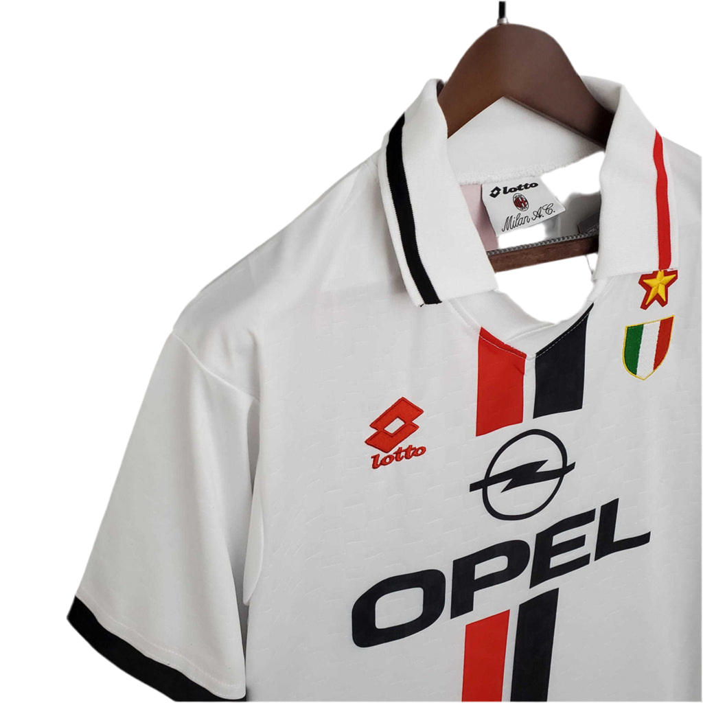 Camisa AC Milan Retrô 1995/1997 Branca - Lotto