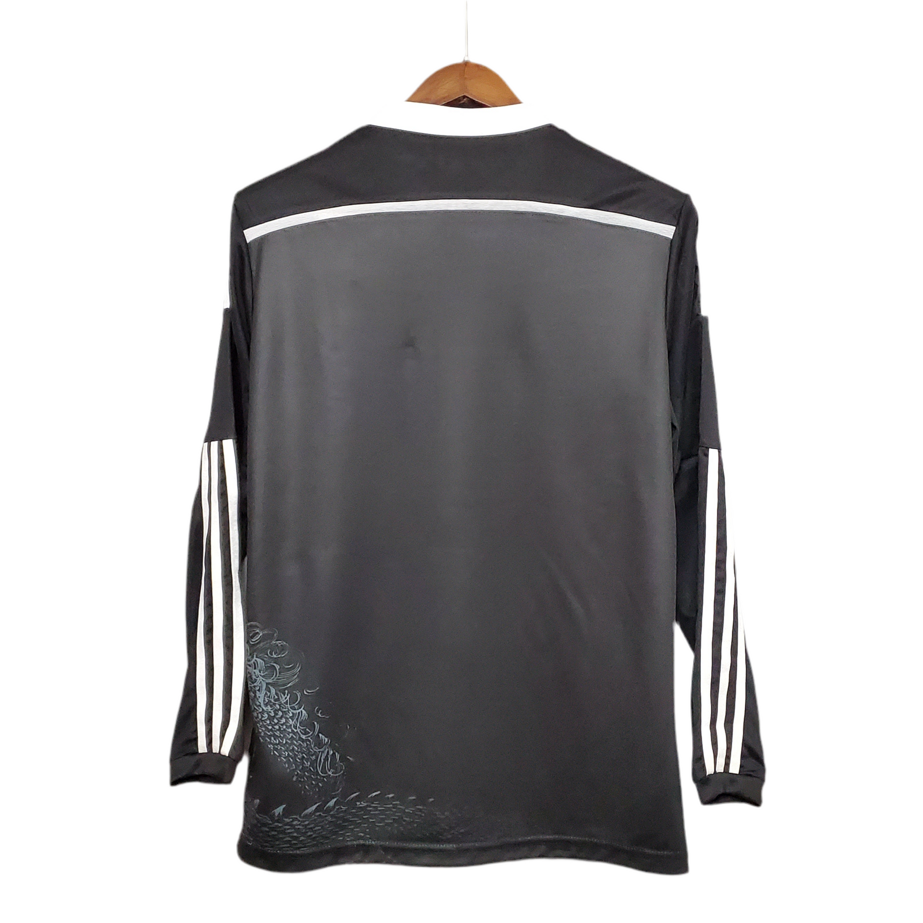 Camisa Manga Longa Real Madrid Third 14/15 - Preto