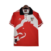 Camisa Athletic Bilbao Retrô 1997/1998 - Vermelha e Branca