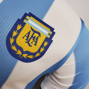 Camisa Argentina Retrô 1986 - Azul e Branca