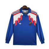 Camisa Manga Longa Seleção França 88/90 - Azul