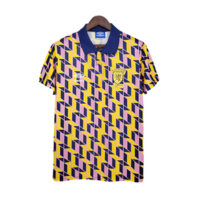 Camisa Escócia Retrô 1988/1989 Amarela -