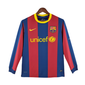 Camisa Manga Longa Barcelona 10/11 - Grená