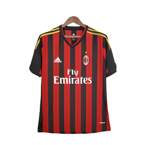 Camisa AC Milan Retrô 2013/2014 - Vermelha e Preta