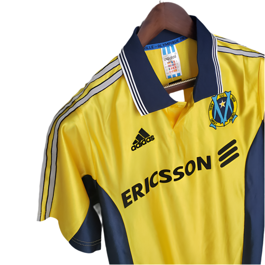 Camisa Marseille Retrô 1998/1999 Amarela -