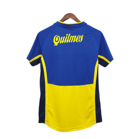 Camisa Boca Juniors Retrô 2001 Azul e Amarela -