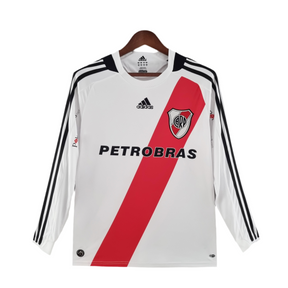 Camisa Manga Longa River Plate 09/10 - Branco