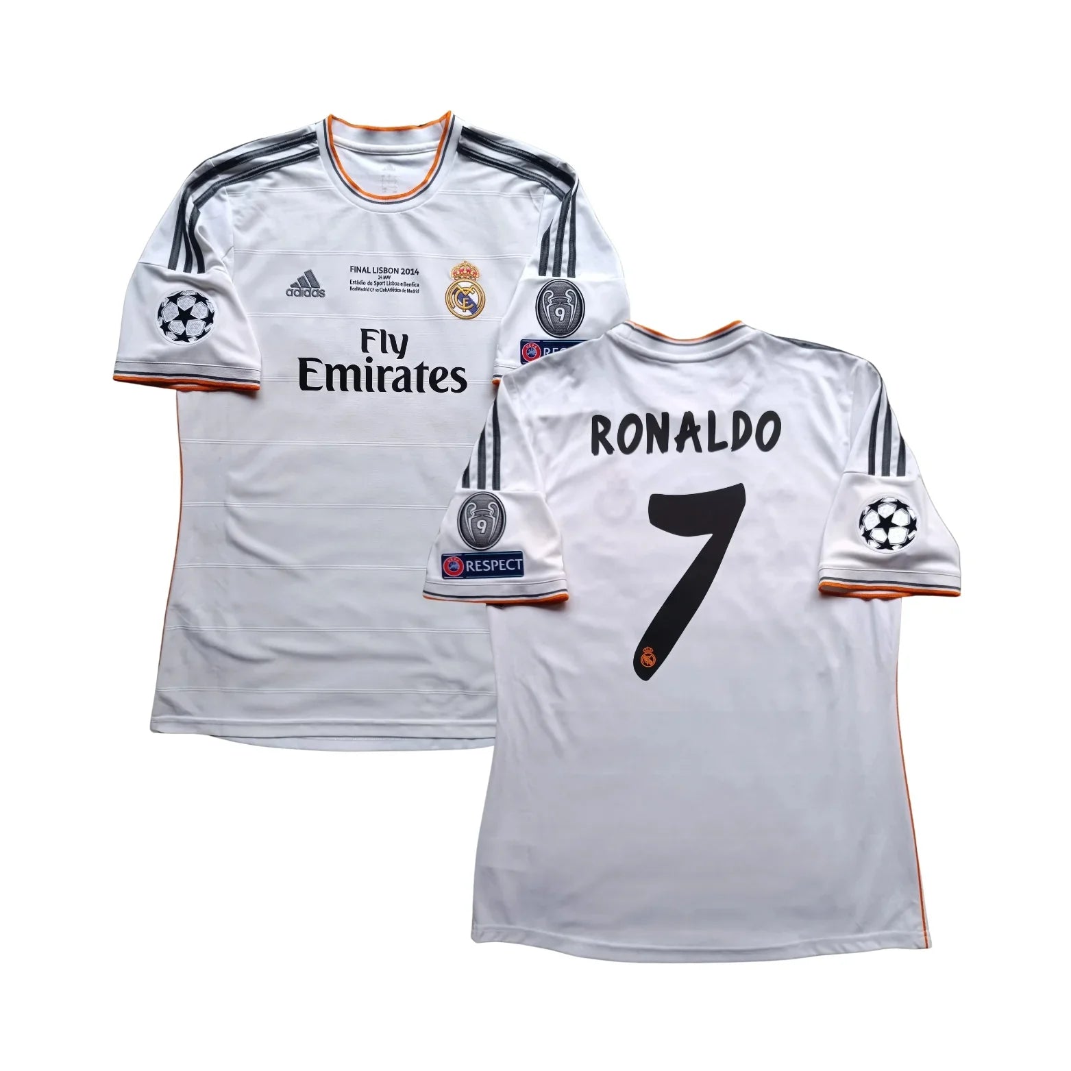 Camisa Real Madrid 13/14 - Final da Liga dos Campeões - Ronaldo #7