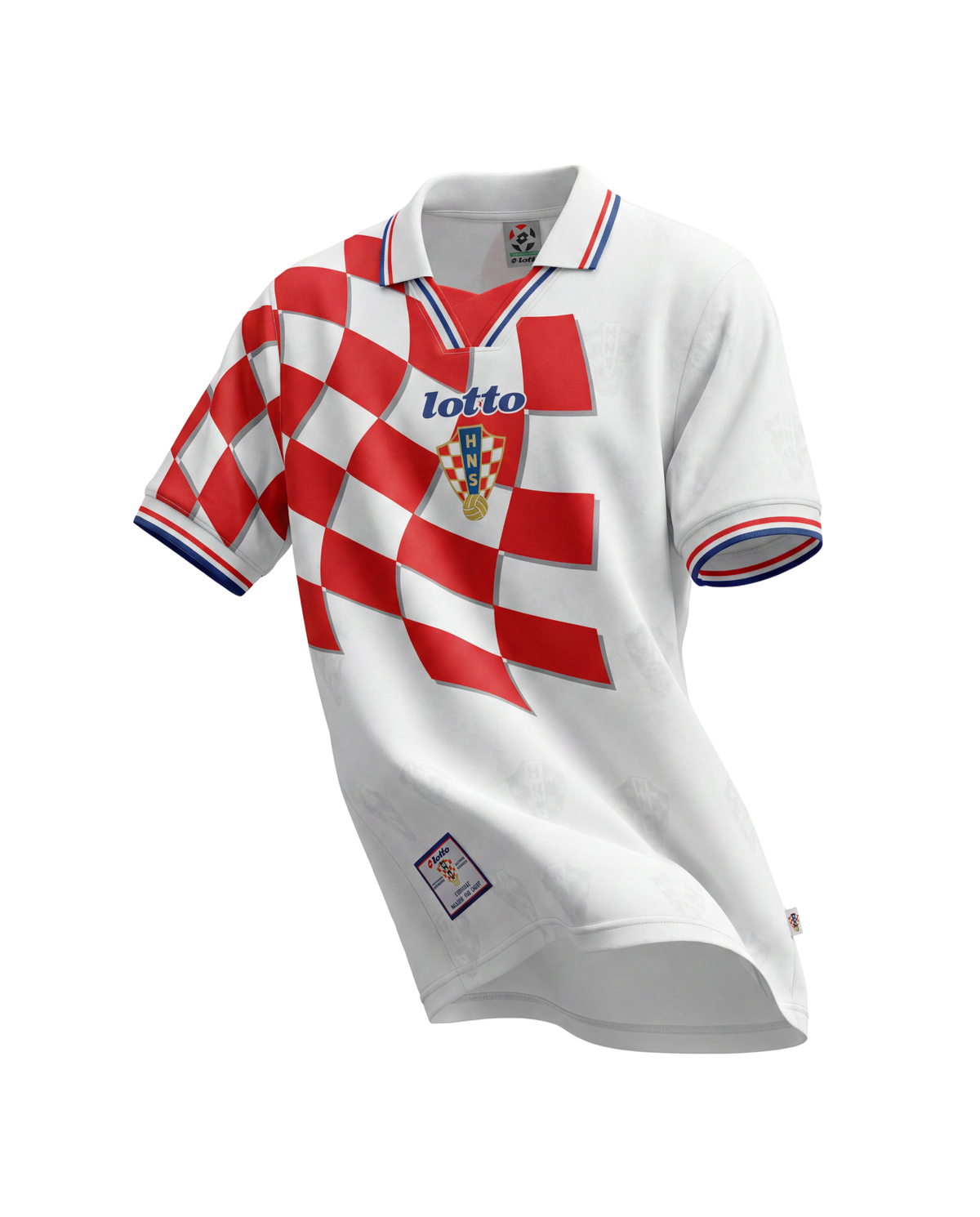 Camisa Seleção Croácia Retrô 1998 - Branca