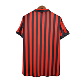Camisa AC Milan Retrô 1999/2000 - Vermelha e Preta