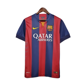 Camisa Barcelona Retrô 2014/2015 - Azul e Grená